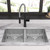 Elkay Crosstown 18 Gauge Stainless Steel 33" x 22" x 6", Equal 0-Hole Double Bowl Dual Mount ADA Sink Kit