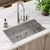 Elkay Crosstown 18 Gauge Stainless Steel 33" x 22" x 9" FR2-Hole Single Bowl Dual Mount Sink Kit