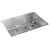 Elkay Crosstown 18 Gauge Stainless Steel 25-1/2" x 18-1/2" x 9" Single Bowl Undermount Sink Kit