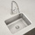 Elkay Lustertone Classic Stainless Steel, 20-1/2" x 16-1/2" x 7-7/8", Single Bowl Undermount Sink with Perfect Drain