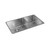 Elkay Crosstown 18 Gauge Stainless Steel 31-1/2" x 18-1/2" x 9" 60/40 Double Bowl Undermount Sink Kit