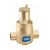 Caleffi 551066A DISCAL Air Separators: Brass, Press, Including service check valve, 1" Integral Press
