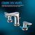 TOTO GR 1.2 GPM Two Handle Widespread Bathroom Sink Faucet, Polished Chrome - TLG02201U#CP