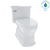 TOTO Eco Soiree One Piece Elongated 1.28 GPF Universal Height Skirted Toilet with CeFiONtect - Colonial White - MS964214CEFG#11