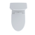 TOTO Eco Soiree One Piece Elongated 1.28 GPF Universal Height Skirted Toilet with CeFiONtect - Colonial White - MS964214CEFG#11