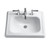 TOTO Promenade Rectangular Self-Rimming Drop-In Bathroom Sink for 4 Inch Center Faucets, Cotton White - LT531.4#01