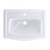 TOTO Clayton Rectangular Self-Rimming Drop-In Bathroom Sink for Single Hole Faucets, Cotton White - LT781#01