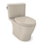 TOTO Nexus 1G Two-Piece Elongated 1 GPF Universal Height Toilet with CeFiONtect and SS124 SoftClose seat, WASHLET+ ready, Bone - MS442124CUFG#03