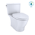 Toto Nexus 1G Two Piece Elongated Auto Flush Washlet+ Ready Universal Height Toilet with CEFIONTECT 1.0 GPF with SS124 SoftClose Seat in Cotton White