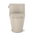 TOTO Nexus One-Piece Elongated 1.28 GPF Universal Height Toilet with CeFiONtect and SS124 SoftClose seat, WASHLET+ ready, Bone - MS642124CEFG#03