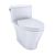 Toto Nexus One Piece Elongated Auto Flush Washlet+ Ready Universal Height Toilet with CEFIONTECT 1.28 GPF with SS124 SoftClose Seat in Cotton White