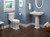 TOTO Promenade II Two-Piece Elongated 1.28 GPF Universal Height Toilet with CeFiONtect - Sedona Beige - CST404CEFG#12