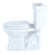 TOTO Promenade II Two-Piece Elongated 1.28 GPF Universal Height Toilet with CeFiONtect - Cotton White - CST404CEFG#01