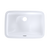 Toto LT542G#01 19" x 12-3/8" Rectangular Undermount Bathroom Sink with CeFiONtect: Cotton White