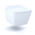 TOTO SoftCloselim Square Non-Slamming Seat and Lid for SP Wall-Hung Toilet, Cotton White- SS249R#01