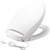 Bemis H1900NL 000 Radiance Elongated Plastic Toilet Seat in White with Adjustable Heat, iLumalight, STA-TITE Seat Fastening System, and WhisperClose with Precision Seat Fit Adjustable Hinge