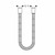 Hansgrohe 28116000 Metal Handshower Hose, 63" in Chrome