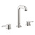 Grohe 20297ENA Essence 8 in. Widespread 2-Handle Low-Arc Bathroom Faucet Brushed Nickel