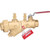 Caleffi 120371A 000 FlowCal Y-Strain1-1/4"NPTw/ballVlv+PTport