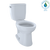 TOTO CST244EF#01 Entrada Two-Piece Elongated 1.28 GPF Universal Height Toilet: Cotton White