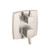Hansgrohe 15727821 Ecostat Classic Thermostatic Trim with Volume Control, Square in Brushed Nickel