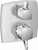 Hansgrohe 15728001 Ecostat Classic Thermostatic Trim with Volume Control and Diverter, Square in Chrome