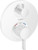 Hansgrohe 15758701 Ecostat S Thermostatic Trim with Volume Control and Diverter in Matte White