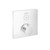 Hansgrohe 15762701 ShowerSelect Thermostatic Trim for 1 Function, Square in Matte White