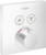 Hansgrohe 15763701 ShowerSelect Thermostatic Trim for 2 Functions, Square in Matte White