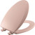 Bemis 1500EC 063 Elongated Enameled Wood Toilet Seat in Venetian Pink with EasyClean Hinge