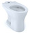 Toto TOTO Drake Dual Flush Elongated Universal Height Toilet Bowl with CeFiONtect - Cotton White - CT746CUFG#01