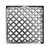 Infinity Drain 5" x 5" MS 5 PS Center Drain Decorative Cover: Polished Stainless