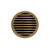 Infinity Drain 5" Round RNDB 5-P SB Center Drain Kit: Satin Bronze
