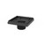 Infinity Drain 5" x 5" TL 52-BK Center Drain Throat: Matte Black