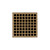 Infinity Drain 5" x 5" QDB 5-S SB Center Drain Kit: Satin Bronze
