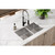 Elkay Crosstown 16 Gauge Stainless Steel 30-3/4" x 18-1/2" x 10" Rounded Equal Double Bowl Undermount Sink