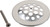 Delta RP7430 Dome Strainer w/ Screw in Chrome Finish