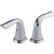 Delta Lahara H238 Metal Lever Handle Set - 2H Bathroom in Chrome Finish