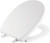 Delta Morgan 800903-WH Round Front Standard Close Toilet Seat in White Finish