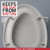 Delta Sanborne 811902-WH Elongated Slow-Close Toilet Seat in White Finish