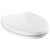 Delta Wycliffe 811901-WH Elongated Slow-Close Toilet Seat in White Finish