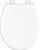 Delta Sanborne 801902-WH Round Front Slow-Close Toilet Seat in White Finish