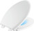 Delta Sanborne 833902-N-WH Elongated Slow-Close / Quick-Release Nightlight Family Seat in White Finish