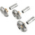 Delta RP18312 Escutcheons & Sleeves (3) - 3H Tub & Shower in Chrome Finish