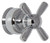 Delta NeoStyleOld H36 Metal Cross Handle Kit in Chrome Finish