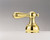 Delta H215PB Metal Lever Handle Set in Polished Brass Finish