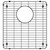 Blanco 237143: Formera Collection Stainless Steel Bottom Grid for Formera 50/50 Sink