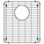 Blanco 237146: Formera Collection Stainless Steel Bottom Grid for Formera Bar Sink