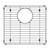 Blanco 237526: Ikon Collection Stainless Steel Bottom Grid for Large Bowl of Ikon 60/40 Sinks