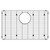 Blanco 237527: Ikon Collection Stainless Steel Bottom Grid for Ikon 27" Sinks